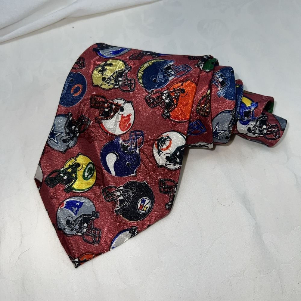 VINTAGE NFL All Team Logos‎ Men's Neck Tie,  Fan Gear